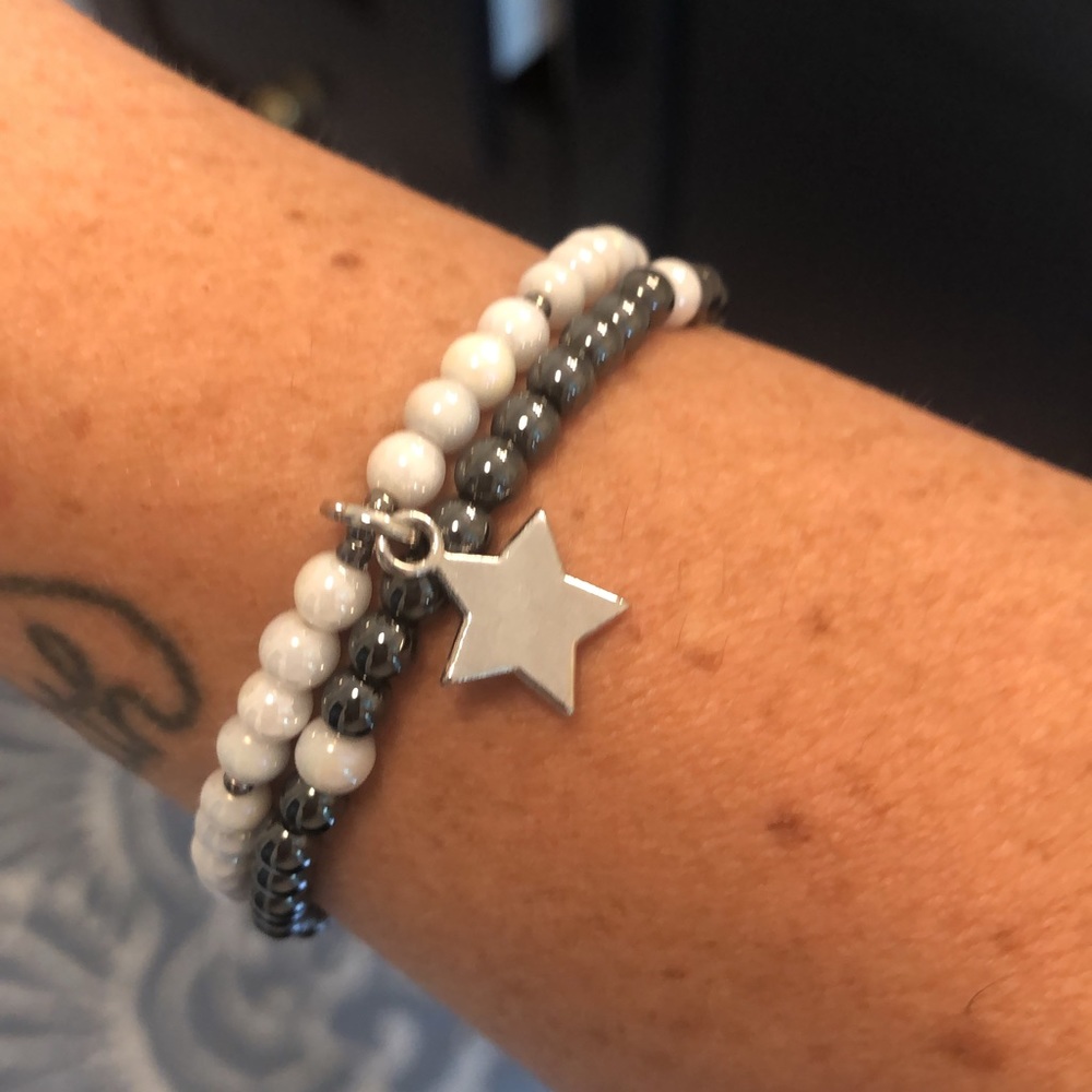 Midnight Stars Beaded Bracelets